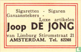 Sigaretten Joop de Jong