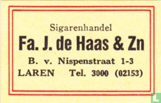 Sigarenhandel Fa. J. de Haas & Zn