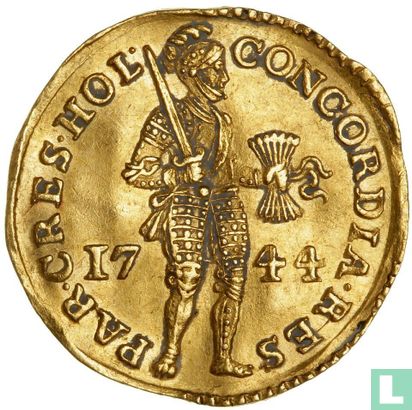 Holland 1 ducat 1744 - Image 1