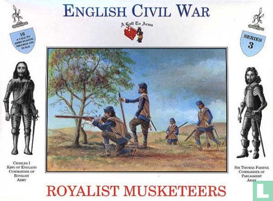 English Civil War Royalist Musketeers - Image 1
