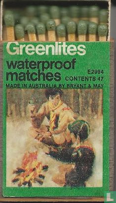Greenlites Waterproof matches Scouts