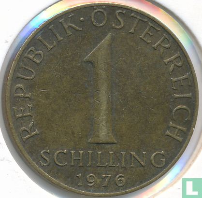 Austria 1 schilling 1976 - Image 1
