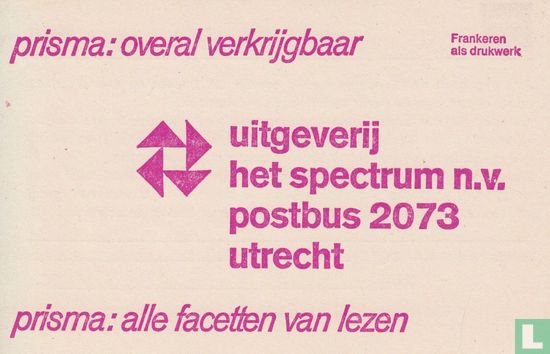 Antwoordkaart uitgeverij het spectrum  - Bild 1