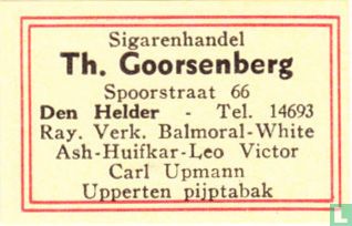 Sigarenhandel Th. Goorsenberg