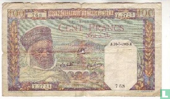 Algerije 100 Francs  - Afbeelding 1