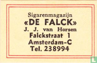 Sigarenmagazijn "de Falck" - J.J. van Horsen