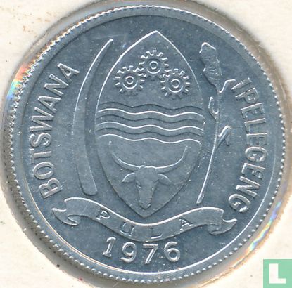 Botswana 1 thebe 1976 - Image 1