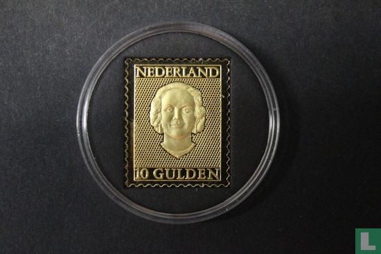 Gouden postzegel Juliana - Image 1
