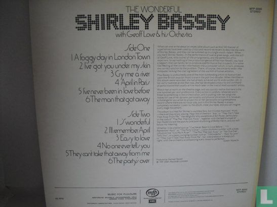 The wonderful Shirley Bassey  - Afbeelding 2