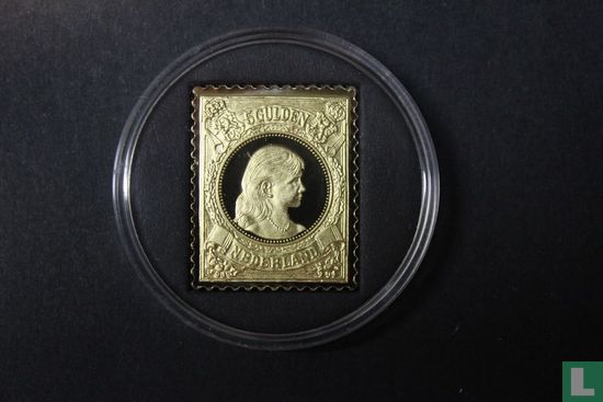 Gouden postzegel Wilhelmina - Bild 1