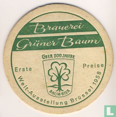 Brauerei Grüner Baum Erste Preise / ...und das gute Champagner Weizenbier  - Image 1