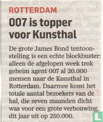 007 is topper voor Kunsthal