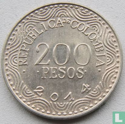 Colombia 200 pesos 2014 - Image 1