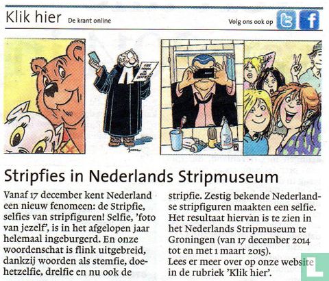 Stripfies in Nederlands Stripmuseum