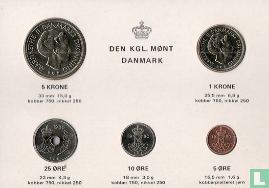 Danemark coffret 1980 - Image 1