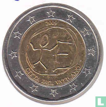 Vaticaan 2 euro 2009 "10th Anniversary of the European Monetary Union" - Bild 1