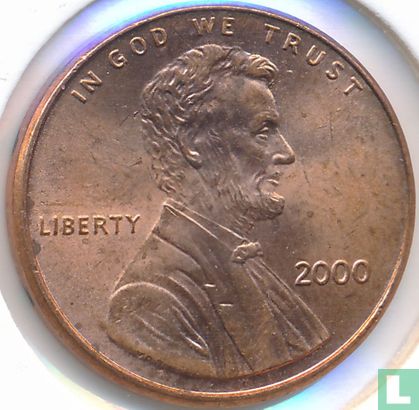 United States 1 cent 2000 (without letter) - Image 1