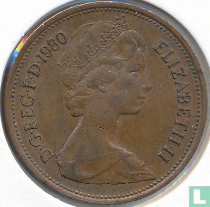 Verenigd Koninkrijk 2 new pence 1980 - Afbeelding 1