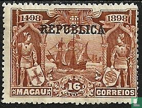 Vasco da Gama, mit Aufdruck