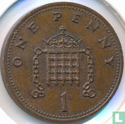 Royaume-Uni 1 penny 1990 - Image 2