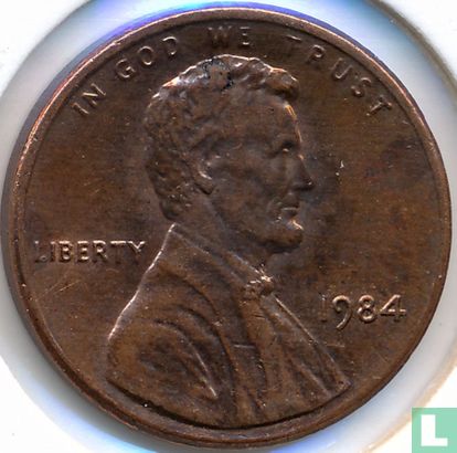 United States 1 cent 1984 (without letter - type 1) - Image 1