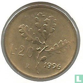 Italien 20 Lire 1996 - Bild 1