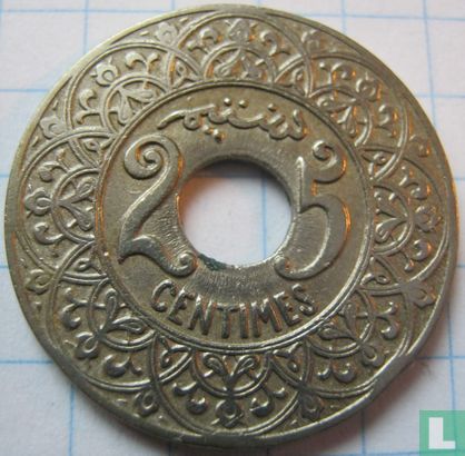 Marokko 25 centimes 1921 - Afbeelding 1