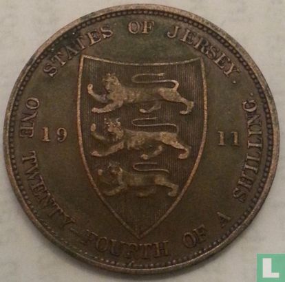 Jersey 1/24 shilling 1911 - Image 1
