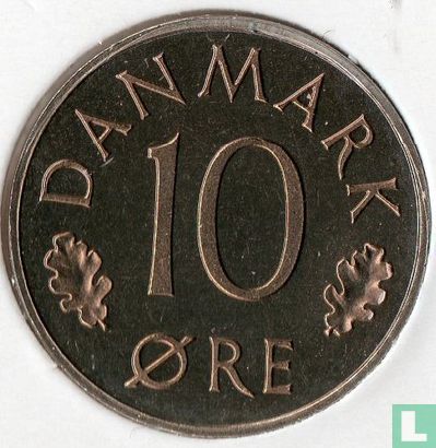 Dänemark 10 Øre 1979 - Bild 2