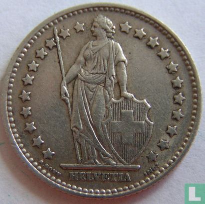 Zwitserland 1 franc 1936 - Afbeelding 2