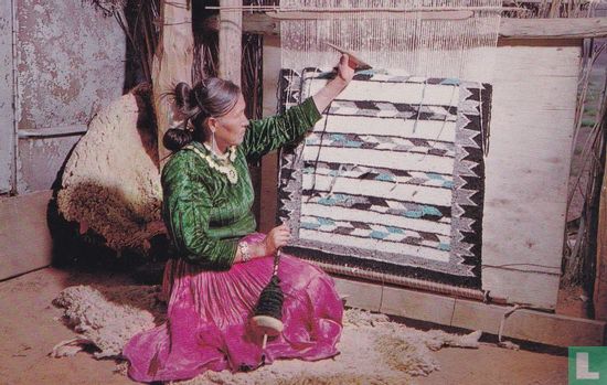 Navajo Wool Rug Weaver - Image 1