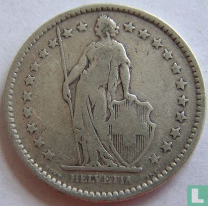 Switzerland 2 francs 1907 - Image 2