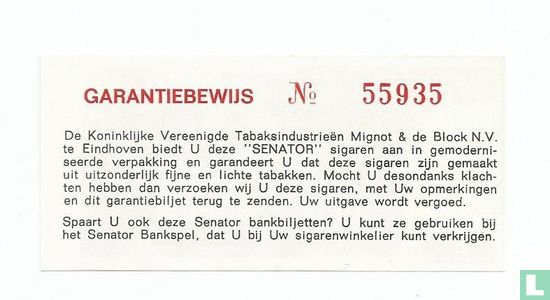 Belgie 500 Francs (Senator sigaren) - Image 2
