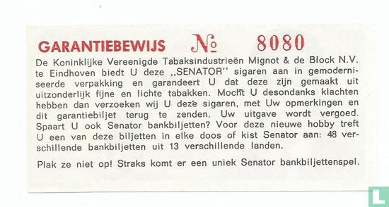 Belgie 5 Francs (Senator sigaren)  - Afbeelding 2