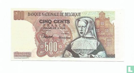 Belgie 500 Francs (Senator sigaren)  - Bild 1