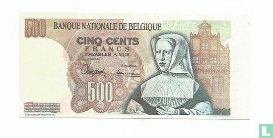 Belgie 500 Francs (Senator sigaren)   - Image 1