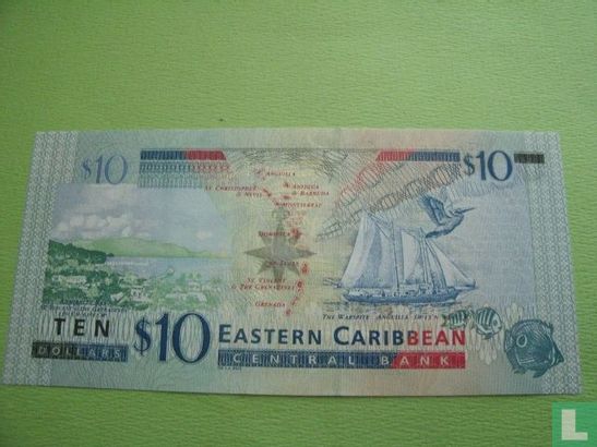sOost. Caraïben 10 Dollars St Kitts - Afbeelding 2
