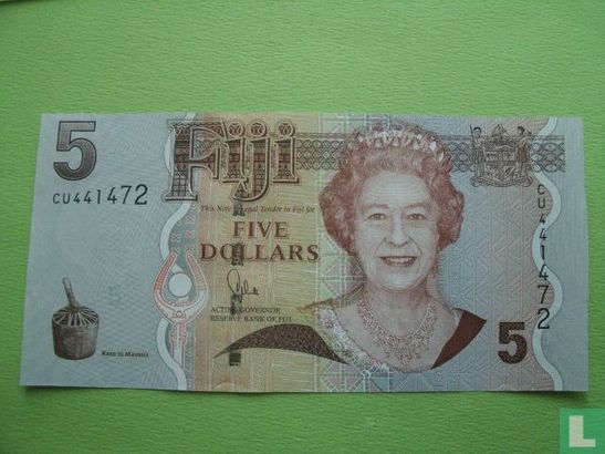 Fidji 5 Dollar 2,013 - Image 1