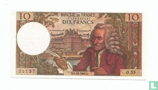 Frankrijk 10 Francs (Senator sigaren)  - Image 1