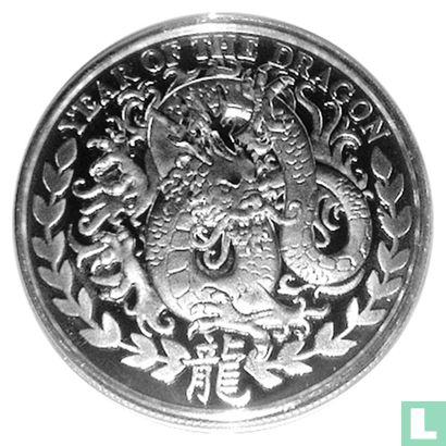 Somaliland 1000 shillings 2012 (PROOF) "Chinese Zodiac – Year of the dragon"  - Image 2