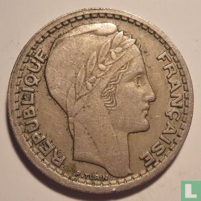 France 10 francs 1945 (short laurel leaves) - Image 2
