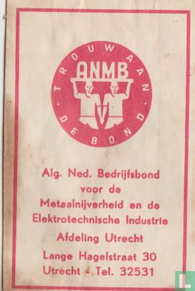 Alg. Ned. Bedrijfsbond voor de Metaalnijverheid en de Elektrotechnische Industrie - ANMB - Afbeelding 1