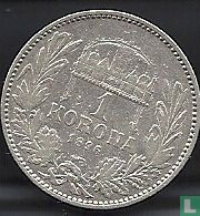 Hongrie 1 korona 1896 - Image 1