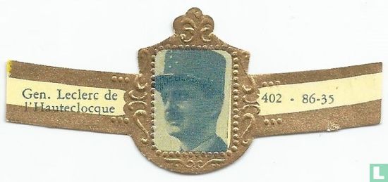 Gen. Leclerc de l'Hautecloque - 402 - 86-35 - Afbeelding 1