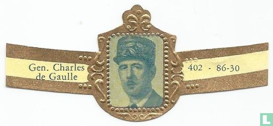 Gen. Charles de Gaulle - 402 - 86-30 - Image 1