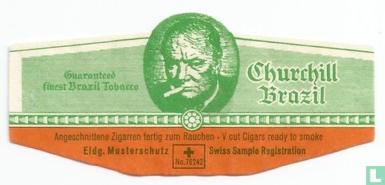 Angeschnittene Zigarren fertig zum Rauchen V cut Cigars ready to smoke Eidg. Musterschutz + No. 76242 Swiss Sample Registration - Guaranteed Finest Brazil Tobacco - Churchill Brazil - Afbeelding 1