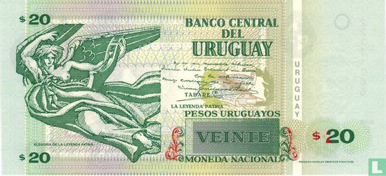Uruguay 20 Pesos Uruguayos - Image 2
