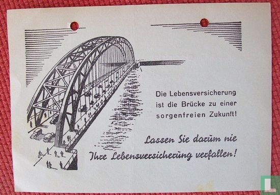 Leipziger Verein-Barmenia Rechnung v. 1936 - Afbeelding 2