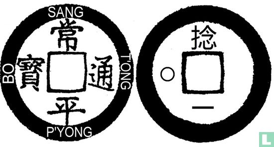 Korea 1 mun 1757 (Chong Il (1) zon) - Afbeelding 3