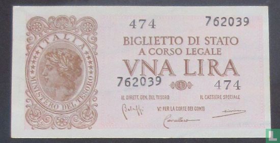 Italy 1 lira